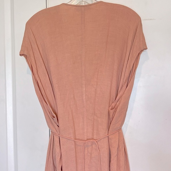 HATCH Plage Lina Neema Caftan Wool Blend Maxi Dress Mauve Pink O/S - Picture 7 of 11